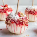 Strawberry Shortcake Candy Apples