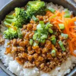 Teriyaki Turkey Rice Bowl