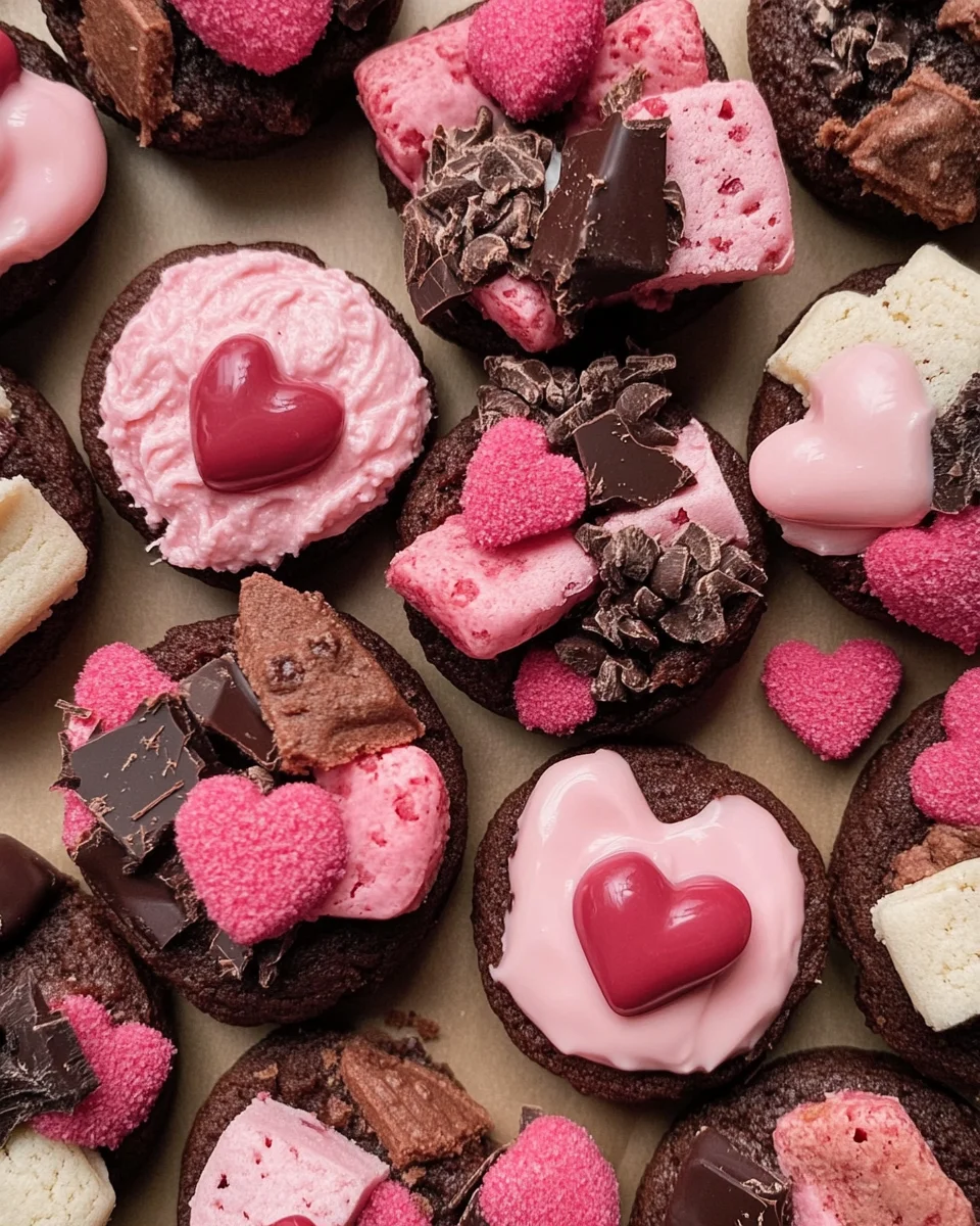 Valentine Ganache Cookies