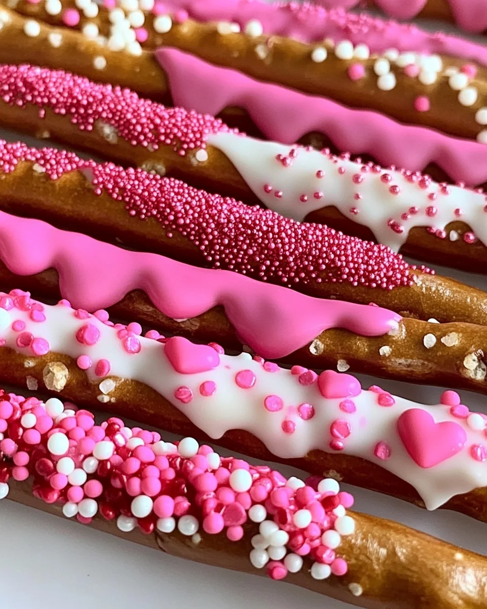 Valentines Day Chocolate Covered Pretzels Recipe 3
