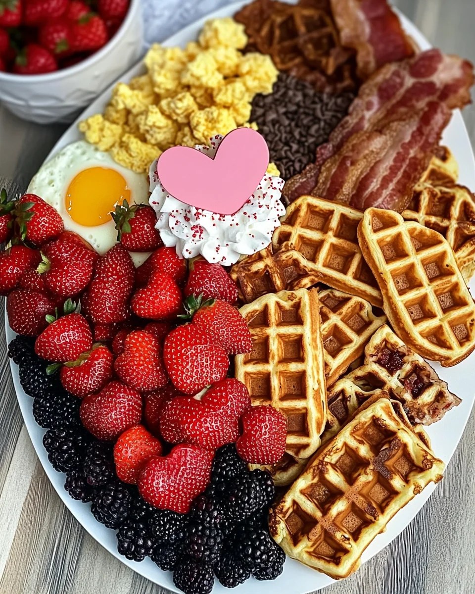 Valentines Day Waffle Board 3