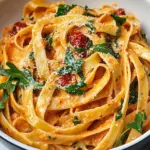 Vegan Creamy Sun Dried Tomato Pasta Recipe